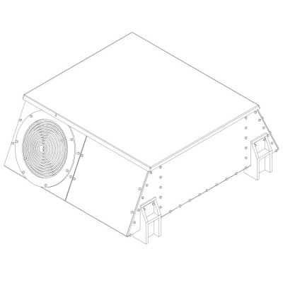 1 BLOC CLIMATISATION, IMPRESSION 3D FINEMENT DETAILLEE , HO, EpV/VI, PAR MSF SDHO-001
