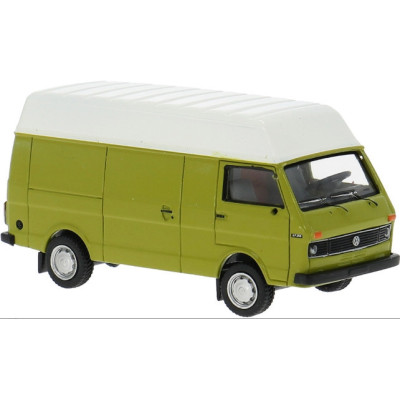 VW LT 35, VERT ET TOIT BLANC, HO, 1975, BREKINA BRE34955