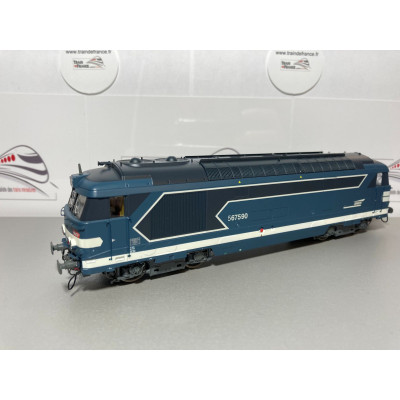 LOCOMOTIVE BB67590, LOGO CASQUETTE CARMILLON, HO, Ep V/VI, DIGITAL SONORE PAR REE MODELES MB250S