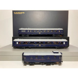 COFFRET DE 4 VOITURES CIWL ET 2 FOURGONS BOMBAY EXPRESS 1933, HO, E...