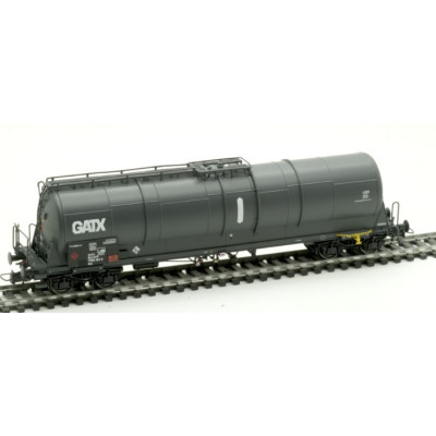 WAGON CITERNE GRANDE CAPACITE 85M3, Zas GRIS FONCE, GATX,HO, EpVI, PAR ALBERT MODELL 796011