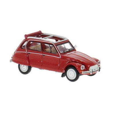 1 VOITURE CITROEN DYANE, ROUGE, HO, BREKINA BRE14261