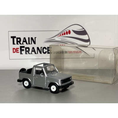 VOITURE MITSUBISHI PAJERO PICK UP, GRIS , 1/87, RIETZE 30191