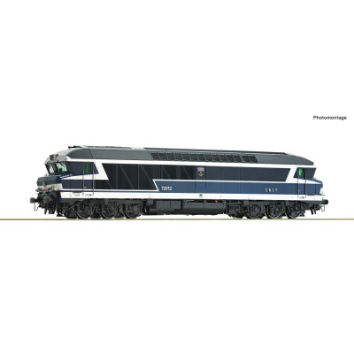 LOCOMOTIVE DIESEL CC 72052  SNCF PAR ROCO 7300097