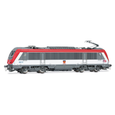HJ2479 F-SNCF, locomotive éléctrique tri-tension BB 36013 « Bonnencontre », livrée rouge/argent