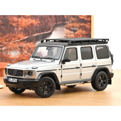 VOITURE MERCEDES-BENZ CLASSE G, 2024, ARGENT IRIDIUM, 1/18EME,  PAR NOREV 183030