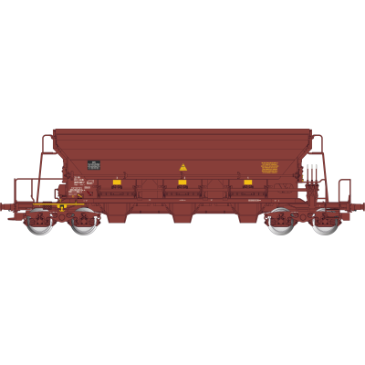 WAGON DE MARCHANDISE, F-SGW, Tads, MARRON, HO, EpVI, PAR ALBERT MODELL 082006