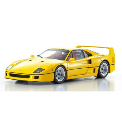 FERRARI F40 JAUNE, ECHELLE 1/18, PAR KYOSHO 08416Y