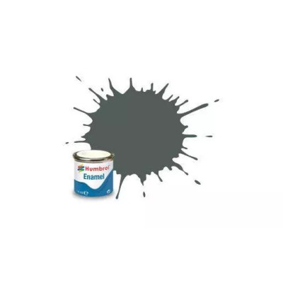 1 POT DE PEINTURE A MAQUETTE ENAMEL 14ml, PRIMER GRIS MAT, HUMBROL AA0014
