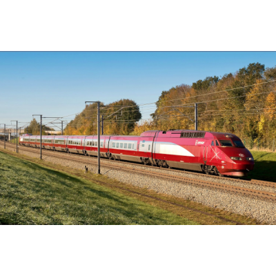 SET OF 3 ADDITIONAL 2ND CLASS CARS FOR TGV EUROSTAR PBA 2ND DECOR, BY JOUEF HJ3021