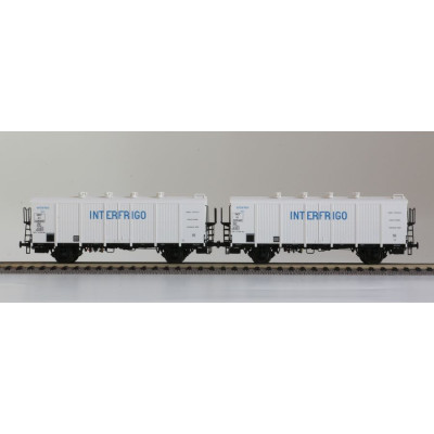 SET 2 WAGONS FRIGOS HI SNCF "INTERFRIGO" LS MODELS 30511