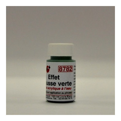 PEINTURE ACRYLIQUE A L EAU "EFFET MOUSSE VERTE" de DECAPOD 8782