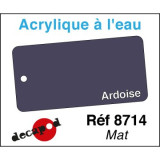 PEINTURE ACRYLIQUE COLORIS ARDOIS MAT DE DECAPOD 8714