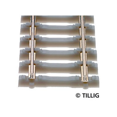 CARTON DE 10 RAILS FLEXIBLES TRAVERSE BETON DE 47 CM TILLIG 85134