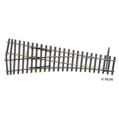 AIGUILLAGE A GAUCHE 15° 178 MM DE TILLIG 85324