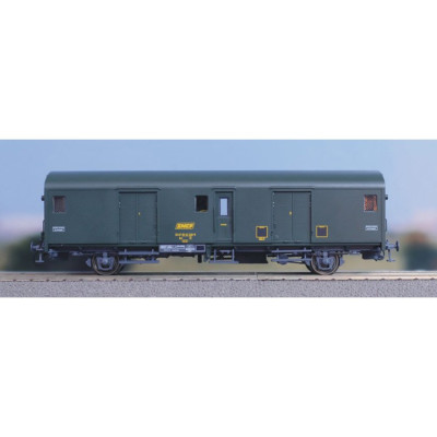 FOURGON Dd2ai VERT 301 SNCF EP IV AVEC FEUX DE FIN DE CONVOI MW30307