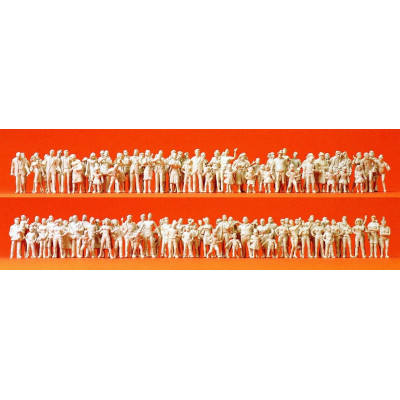 130 FIGURINES DEBOUT ECHELLE HO DE PREISER 16343