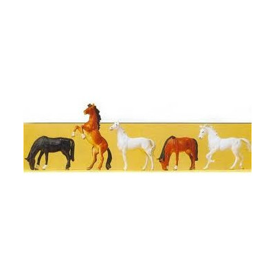 BOITE 5 CHEVAUX DE PREISER 10156