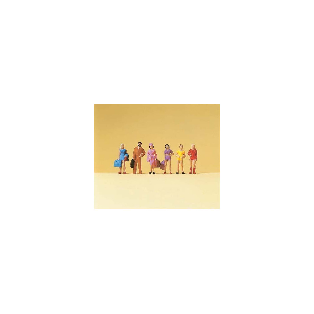 LOT DE 6 VOYAGEURS PREISER 14123