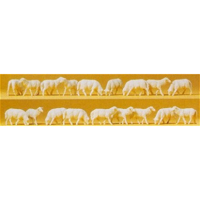 BOITE DE 18 MOUTONS DE PREISER 14161