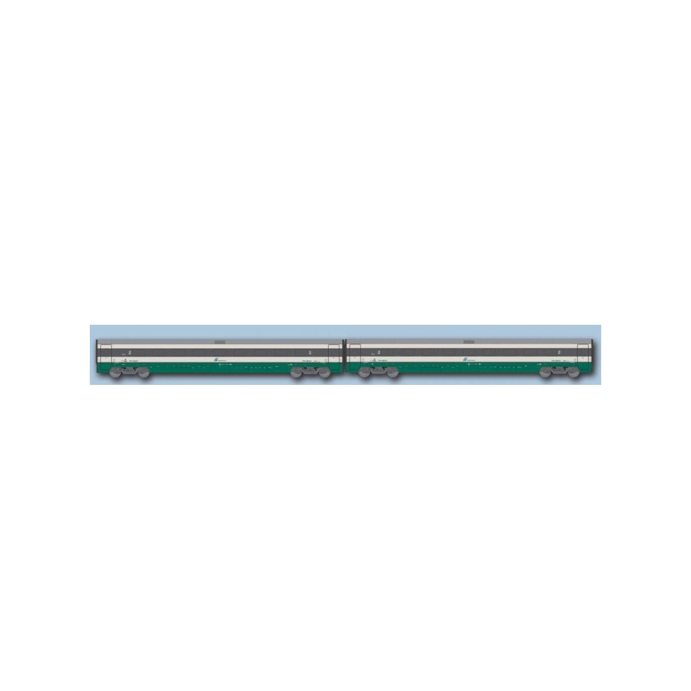 COFFRET DE 2 VOITURES POUR ETR 500 DU FS, Ep VI, HO, PAR ACME AC70153